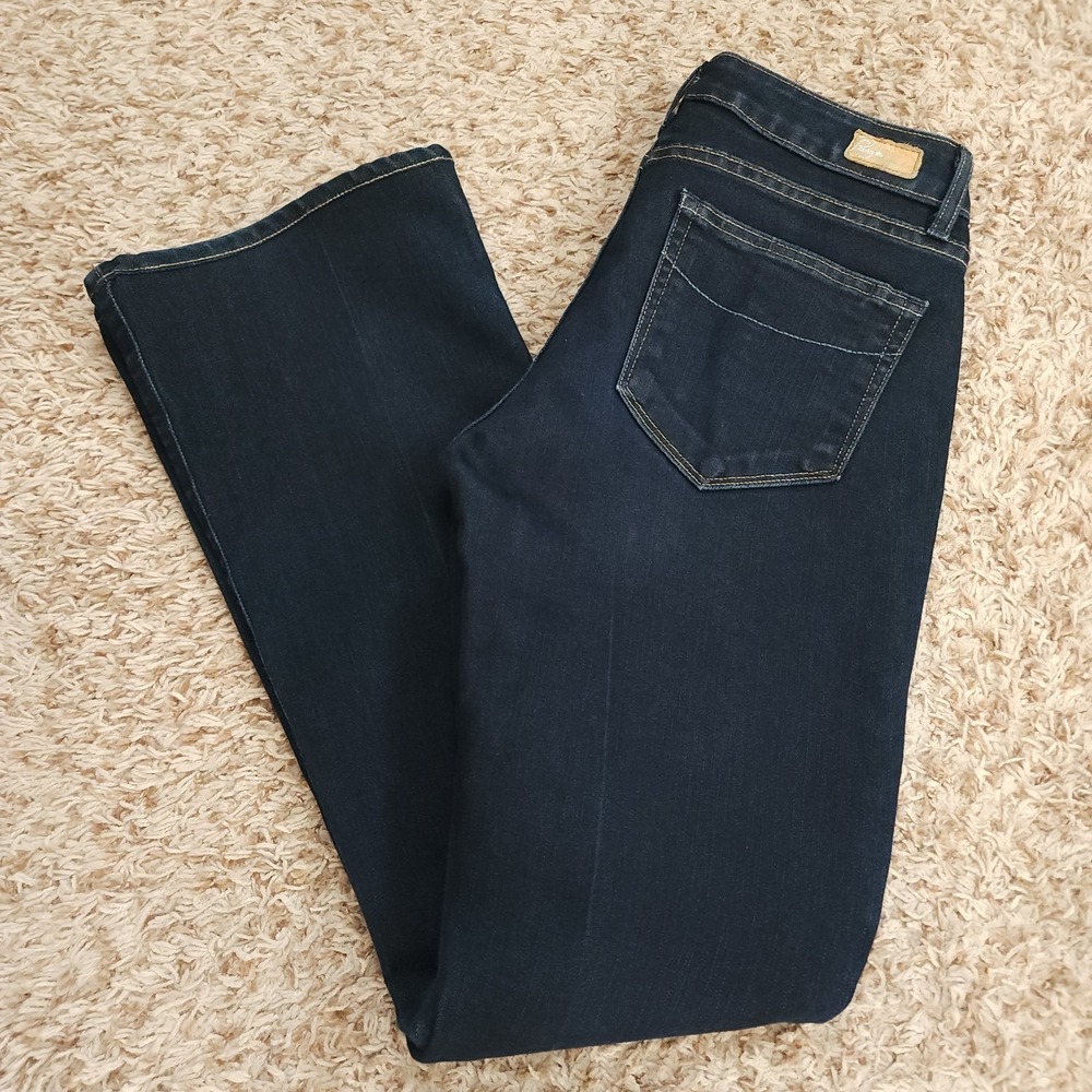 Paige Montecito Womens 27 Low Rise Boot Cut Jeans